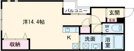 ALEGRIA住道の間取り画像