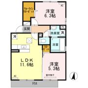 ラフィーネ青葉台の間取り画像