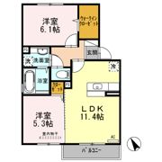 リアンGの間取り画像