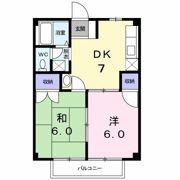 カメリアⅡ号館の間取り画像