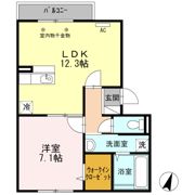 メイト城北 A棟の間取り画像
