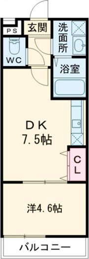 フジパレス堺大浜I番館の間取り画像