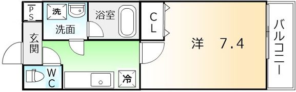 フジパレス愛泉の間取り画像