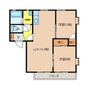 ベルハウスB棟の間取り画像