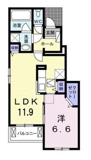 メゾン ソレイユⅣの間取り画像