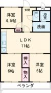 三向ハイツNo.5の間取り画像