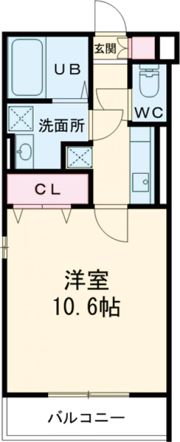 レジデンスナンワ香里園A棟の間取り画像