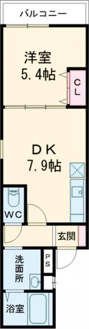 フジパレス今池Ⅱ番館の間取り画像