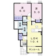 リクウェル ポンテ Ⅰの間取り画像