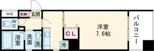 CASSIA住道の間取り画像