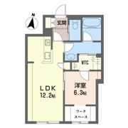 クロノスの間取り画像
