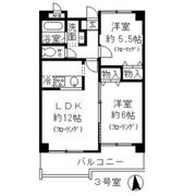 ベルドミール葵21の間取り画像