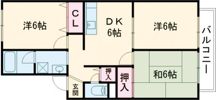 パークヒルズ春日丘の間取り画像
