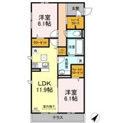 Regulus (ﾚｸﾞﾙｽ) A棟の間取り画像