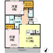Regulus (ﾚｸﾞﾙｽ) C棟の間取り画像