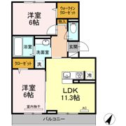 Regulus (ﾚｸﾞﾙｽ) C棟の間取り画像