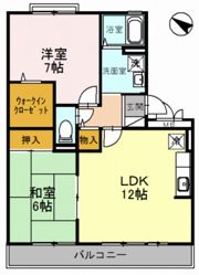 ドミール岡山手の間取り画像