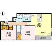 スリーズMの間取り画像