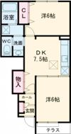 松山壱番館の間取り画像