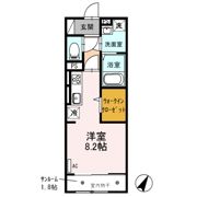 プランドール Bの間取り画像