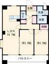 リバーサイド天神の間取り画像