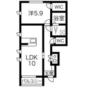 エルヴィータα Aの間取り画像