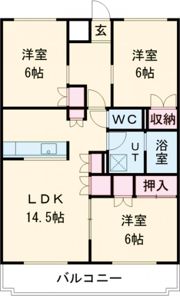 グランフォルムⅡの間取り画像