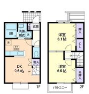 フラワーヒルズBの間取り画像