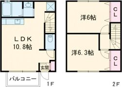 エステート小川の間取り画像