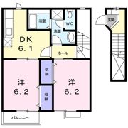 グランドゥール山川壱番館の間取り画像