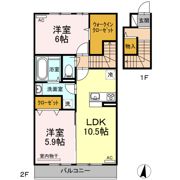 D-room広崎の間取り画像