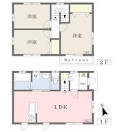 シャトーヒラヤマ3号棟の間取り画像