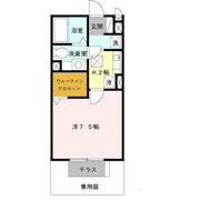 リバーハイツ B棟の間取り画像