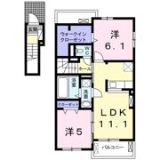 ヴィラドゥースⅠの間取り画像