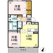 ハイムセラ宇土駅前の間取り画像