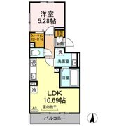 クリークレイン南高江の間取り画像