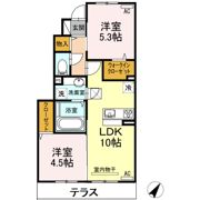 ジュネスⅢの間取り画像