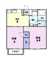 あづまハイツの間取り画像
