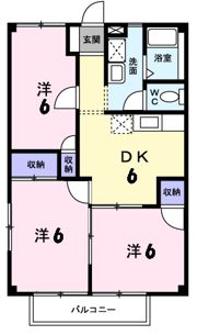 サウスコーポⅢの間取り画像