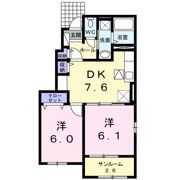 Rionest Bの間取り画像