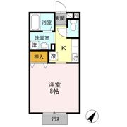 東光フラッツの間取り画像