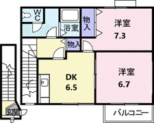 フトゥールムⅠの間取り画像