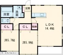 グランベールの間取り画像