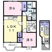 ファミリーヌⅠの間取り画像