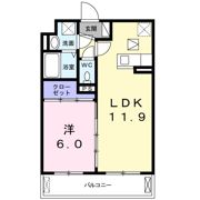 クレール Kの間取り画像