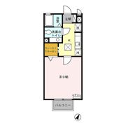 メルベーユ Aの間取り画像