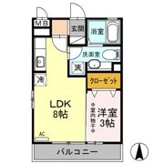 クレール シャンブルの間取り画像