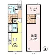 エスポワール鶴田の間取り画像