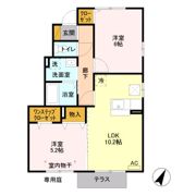 ゴールデンリバーの間取り画像