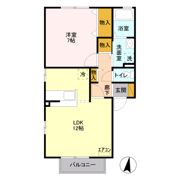 ヴィラージュ Ⅱの間取り画像